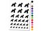 Wire Hair Fox Terrier Dog Solid Temporary Tattoo Water Resistant Fake Body Art Set Collection